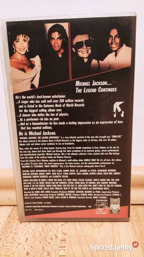 Michael Jackson The Legend Continues VHS VHS małopolskie Kraków
