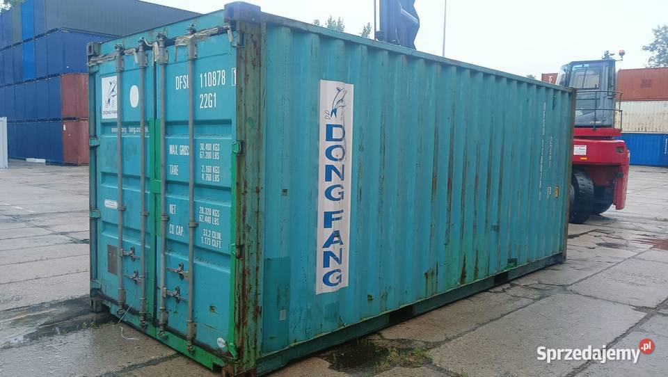 Kontener magazynowy transportowy morski 20 DV 6 Łódź