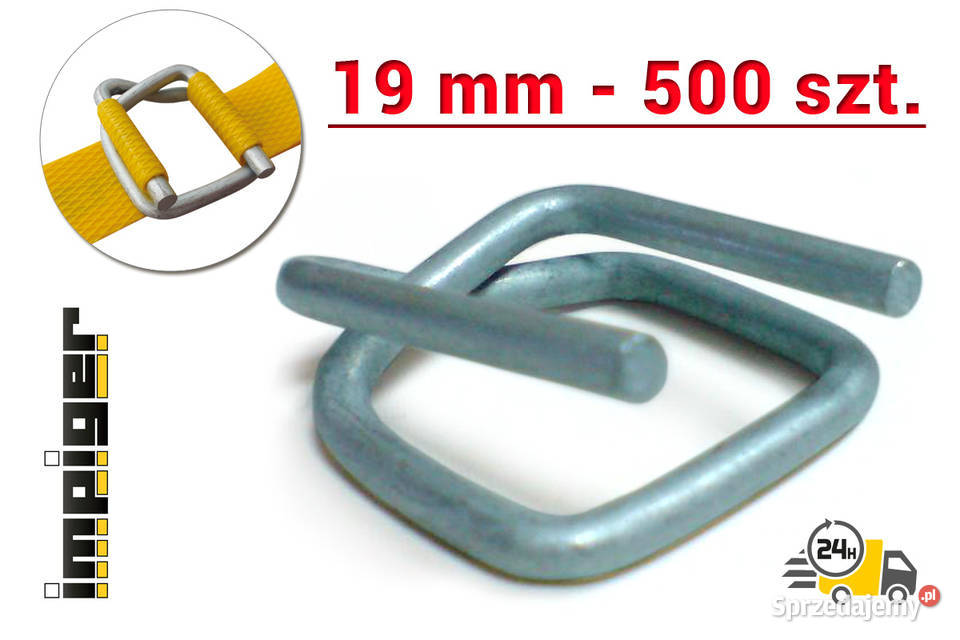 Zapinka druciana 19mm500 Spinacz druciany CB6 Siedlce