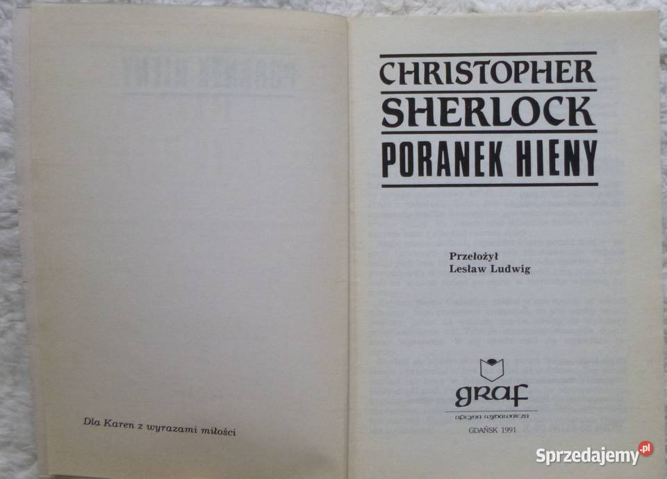 Poranek hieny Christopher Sherlock miękka Warszawa
