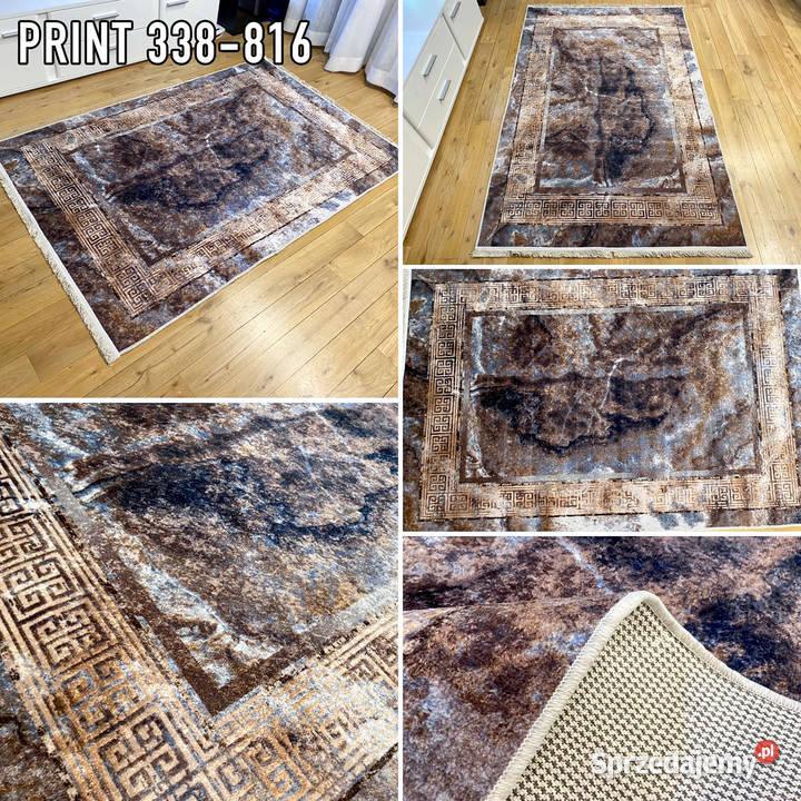 NOWOCZESNY DYWAN 130X190 PRINT 338816 CIENKI Białystok