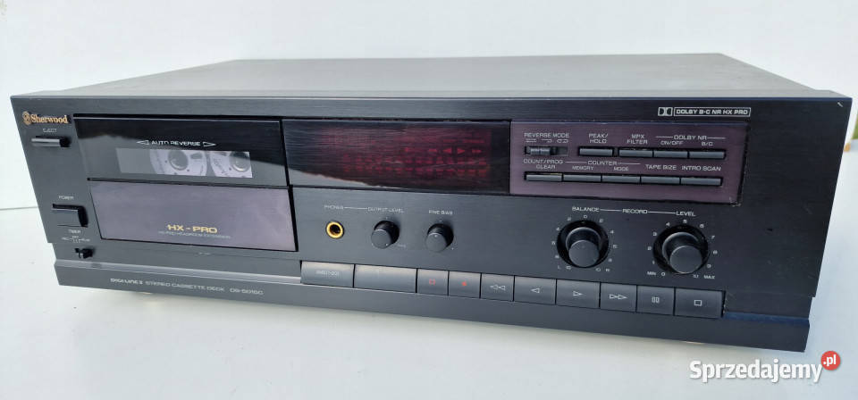 Magnetofon Sherwood DS5015C Stereo Cassette Deck Elektronika wielkopolskie