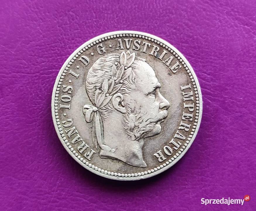 Moneta 1 FLOREN 1878 AUSTRIA Srebro Poszukiwana Numizmatyka