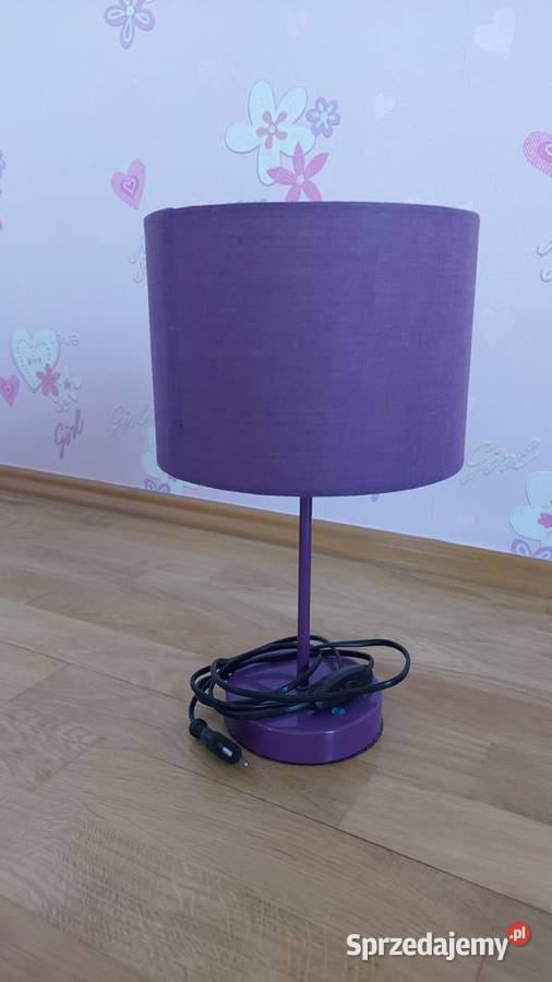 Lampka nocna w kolorze fioletowym śląskie Tychy sprzedam