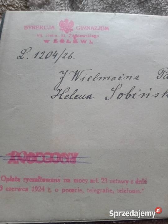 Klepsydra S Sobinskiego Lwów 1926 Gdów