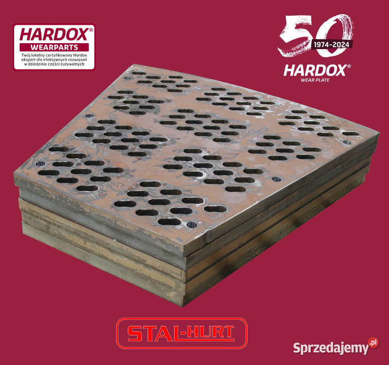 Sito płaskie z blachy Hardox młyn do gliny Marciszów
