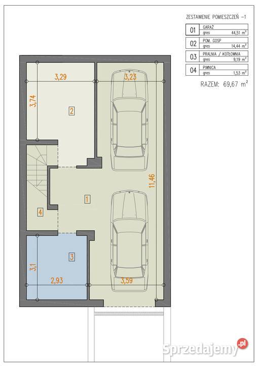 Dom w zabudowie szeregowej Turka os Borek