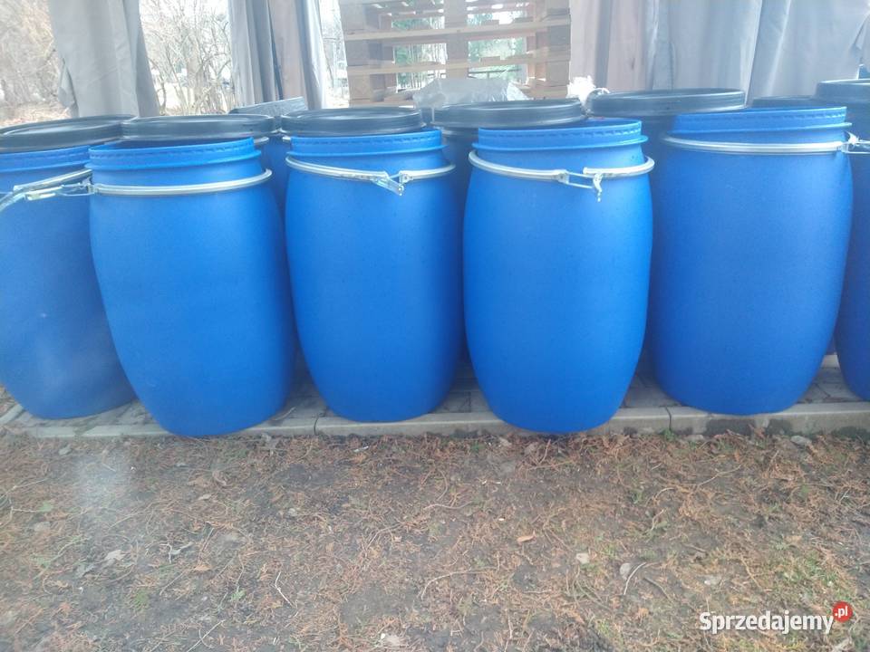 Beczka 120 nowa zamykana z pokrywą na Wodę Radziszów