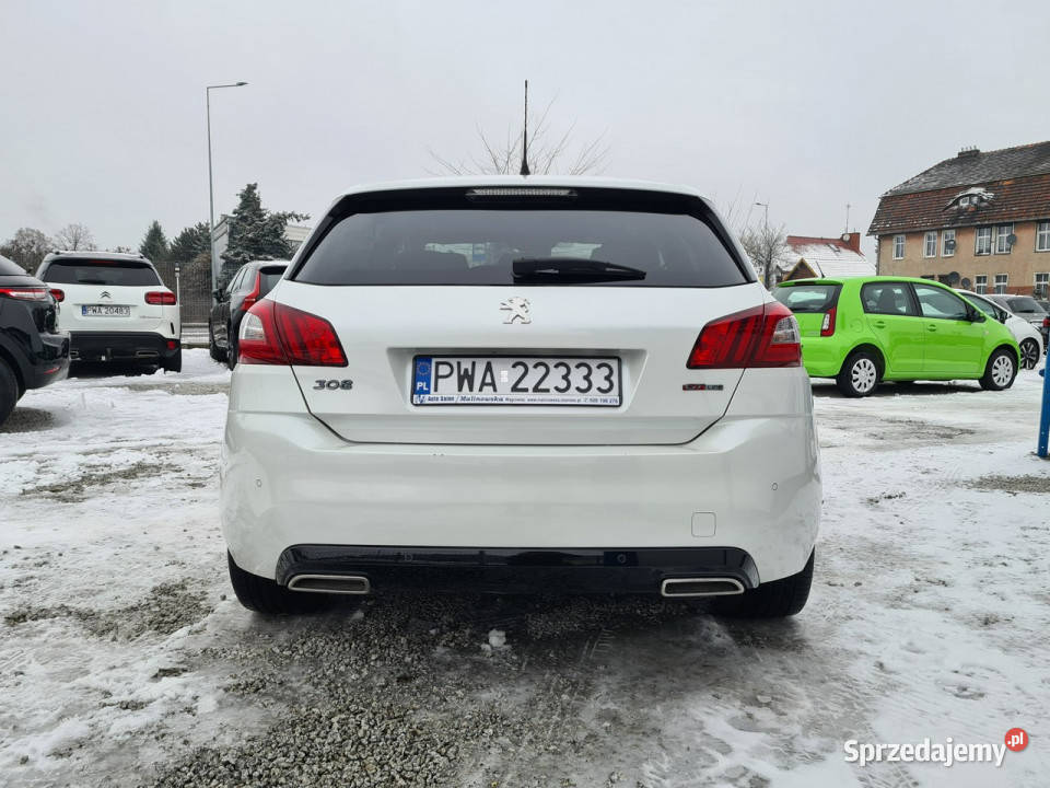Peugeot 308 GTLine Naci 2xPDC Full Led Półskóry Wągrowiec