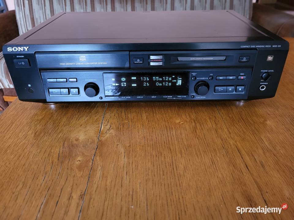 Sony CD Minidisc MXD D3 Mini disc polska Odtwarzacze CD i MD Mikstat