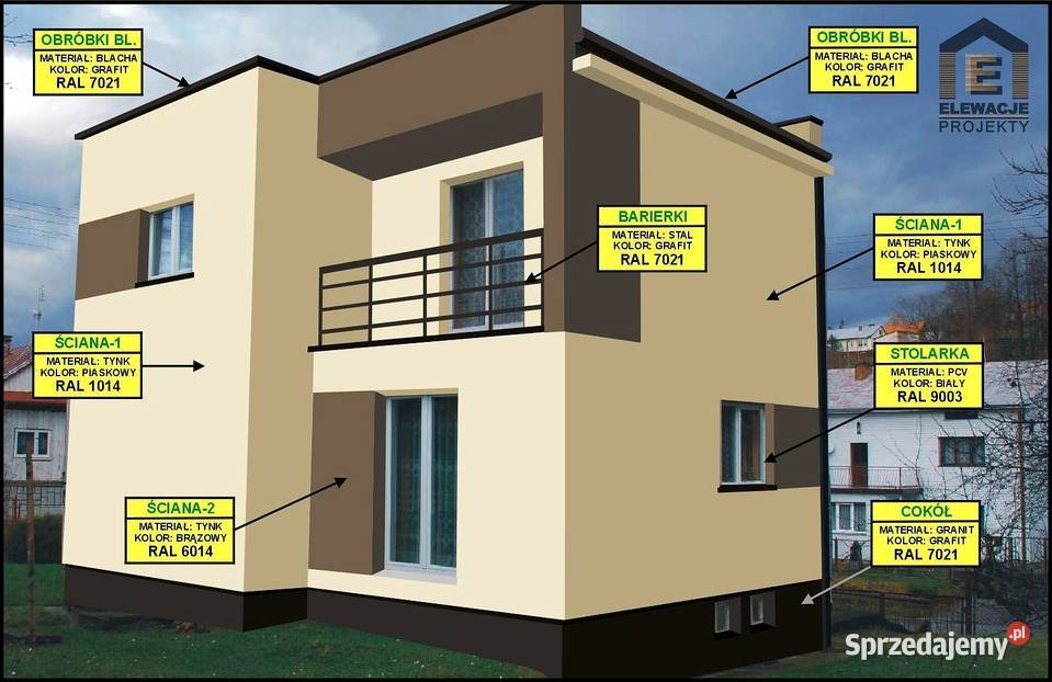 PROJEKT ELEWACJI DOMU promocja 100 PLN Szczecin