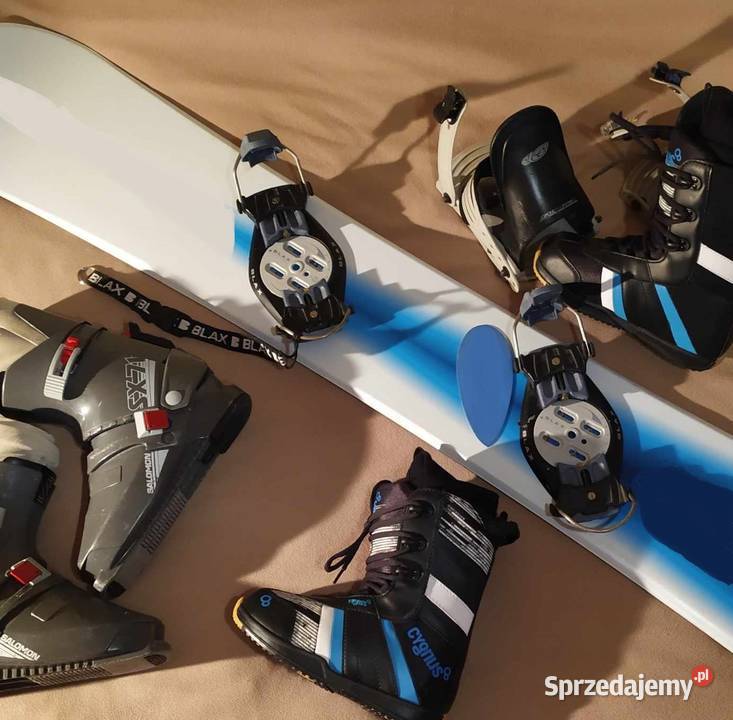Wiązania wpinane Blax kolor czarny Snowbord Lublin