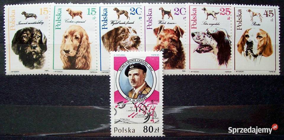 Znaczki polskie 1989 II kwartał Filatelistyka Leźnica Wielka sprzedam