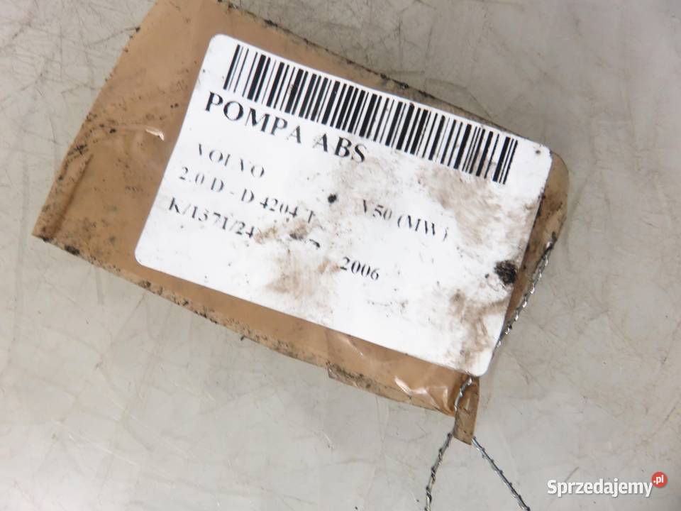 POMPA ABS VOLVO V50 30672506A 10096004173 małopolskie