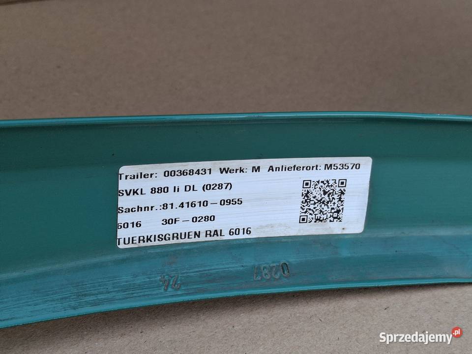 MAN TGX TG3 OKULAR REFLEKTORA LEWY METALOWY osobowe Bieleń