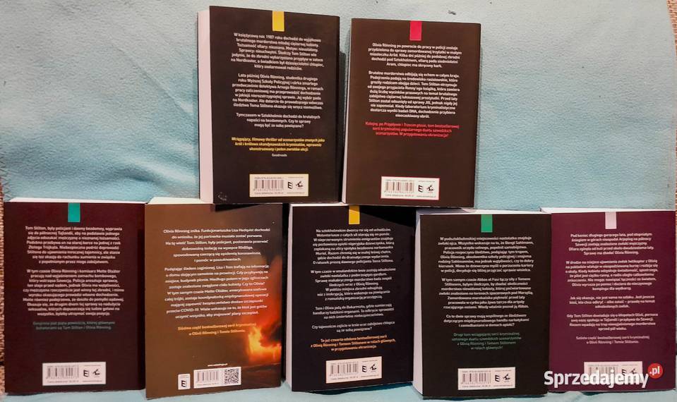 Szwedzkie kryminały C i R Borjling seria Warszawa