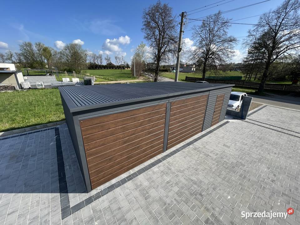 Garaż drewnopodobny 8x6 Premium Ostrów Wielkopolski