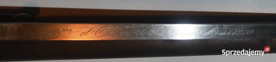 Bagnet Francuski Gras wzór 1874 Dwikozy