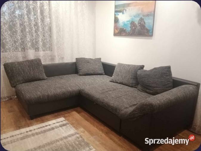 Sprzedam narożnik z funkcją spania w plus stanie