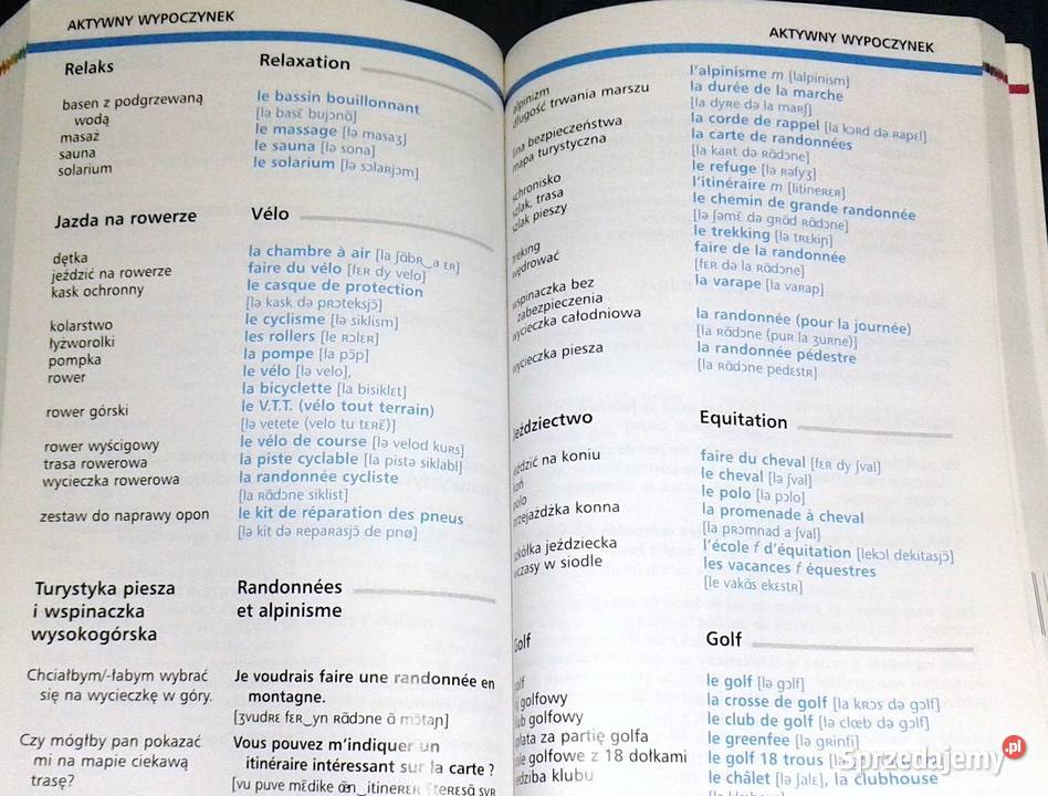 Rozmówki francuskie Rozmówki ze słownikiem PONS Rok wydania 2002 Chełm