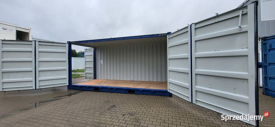 Kontenery morskie 20dv OPEN SIDE otwierany długi Magazynowanie Gdańsk
