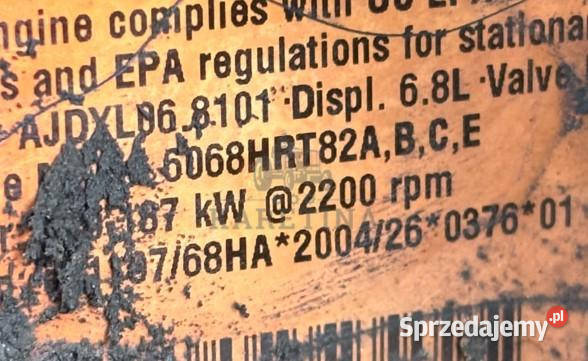 John Deere 6068 6068HRT82A Claas 850 Silnik Jastrzębniki
