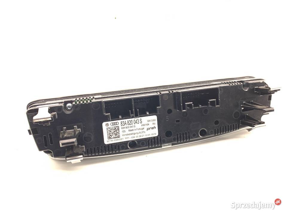 PANEL STEROWANIA NAWIEWU AUDI Q3 II 83A820043S Panele sterowania, przełączniki