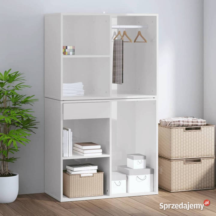 Szafka biała o wysokim połysku 80x40x65 WM808852 Warszawa