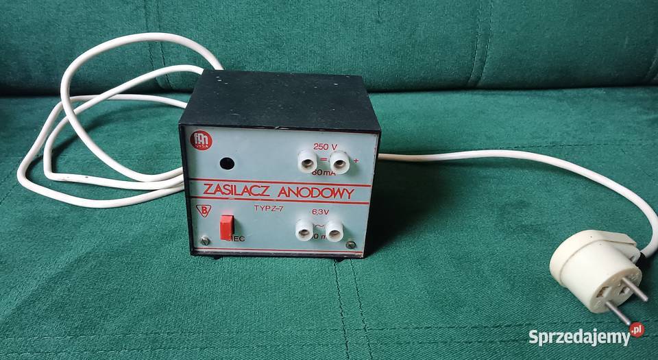 Zasilacz anodowy Typ Z7 PRL Zbylitowska Góra