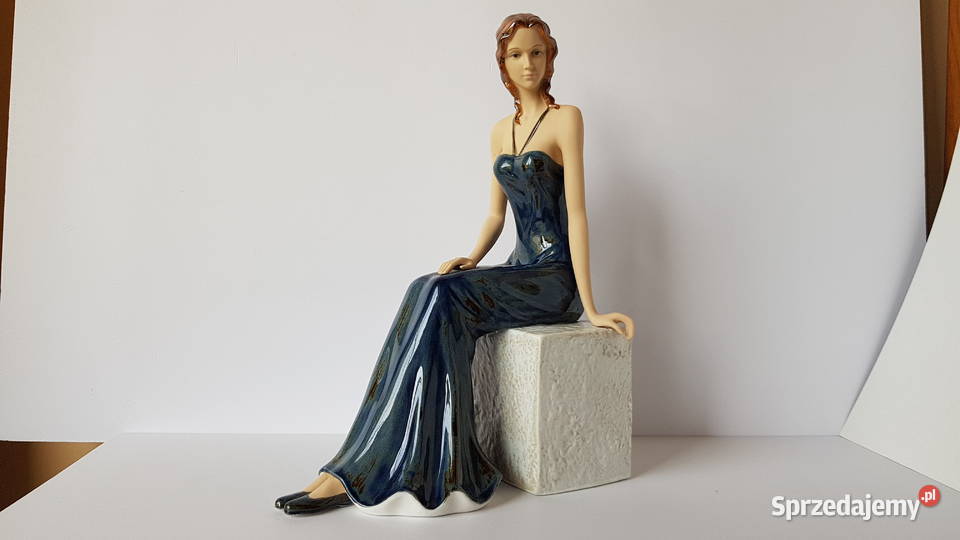 Porcelanowa figurka Dama Leonardo Collection Dąbrowa Górnicza