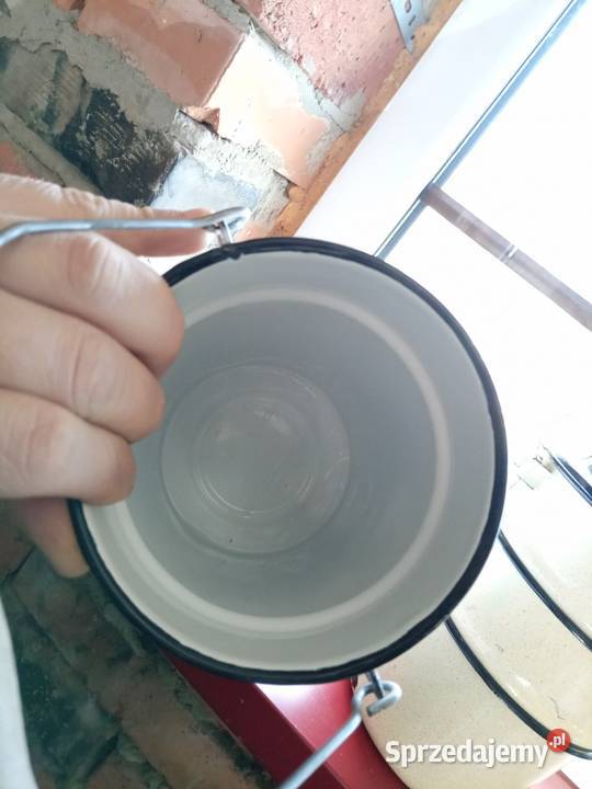 Kanka emaliowana prl Stalowa Wola