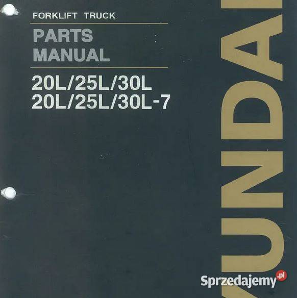 Hyundai 20L 25L 30L katalog części zamiennych świętokrzyskie Kielce