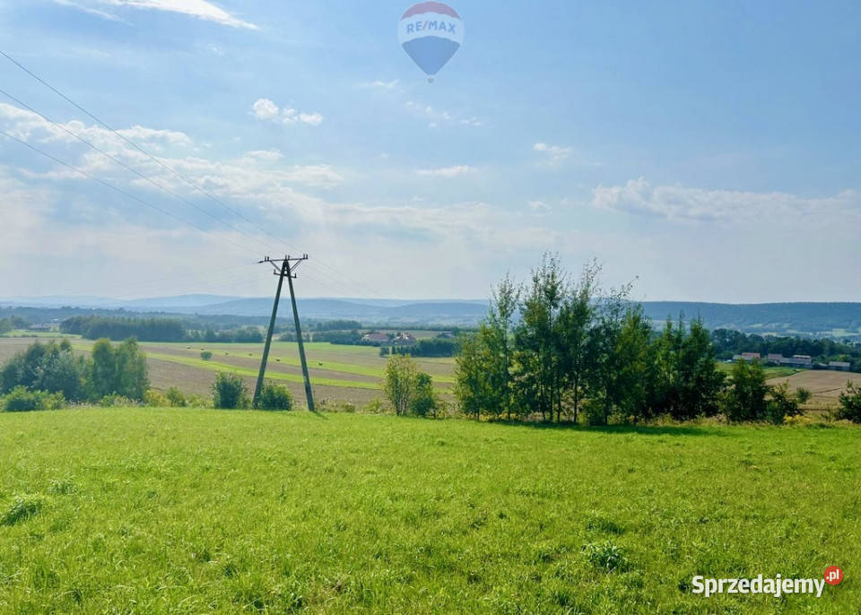 Działka z widokiem na Łysicę i Święty Krzyż WZka 39m świętokrzyskie Orzechówka
