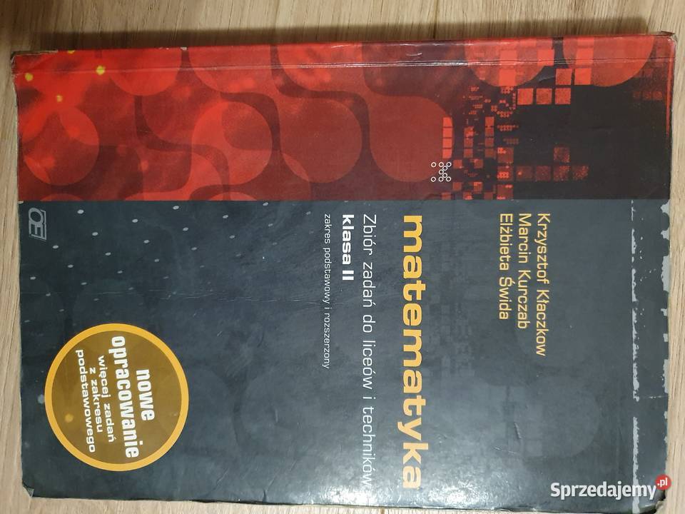 Matematyka Zbiór zadań szkoły średniej małopolskie Kraków