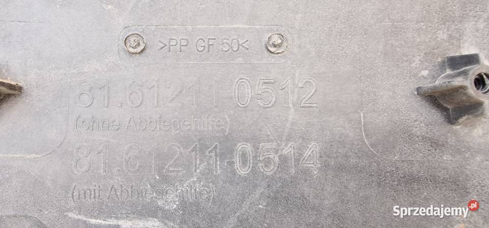 MAN TGX EURO 6 BŁOTNIK KOŁO PRZEDNIE 81612110512 Bieleń sprzedam