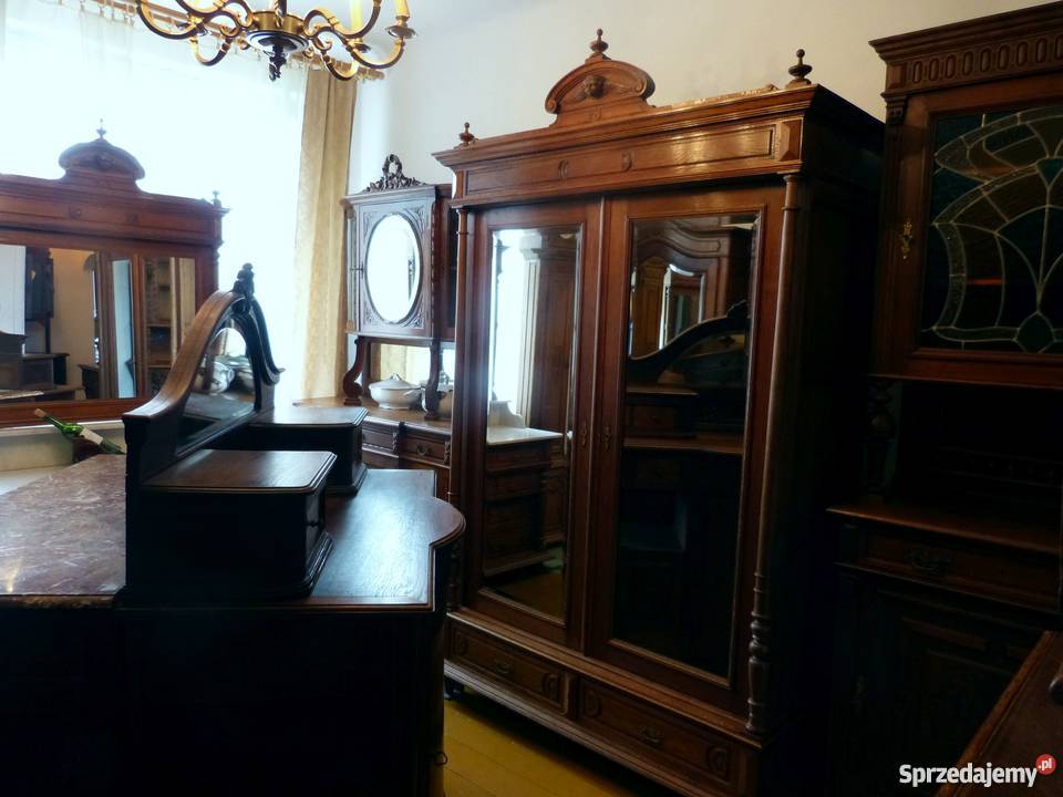 Piękna dębowa komoda secesyjnasklep Dąbrowa Dąbrowa Górnicza sprzedam
