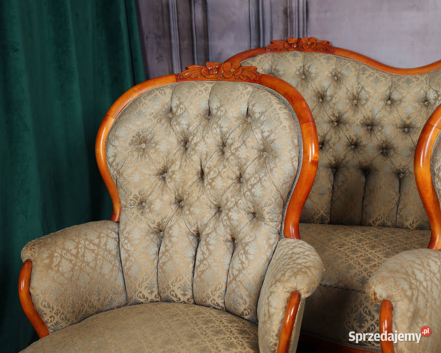 ARTexpert Wyprzedaż Zestaw sofa 2 fotele Ludwik Dobrzany sprzedam