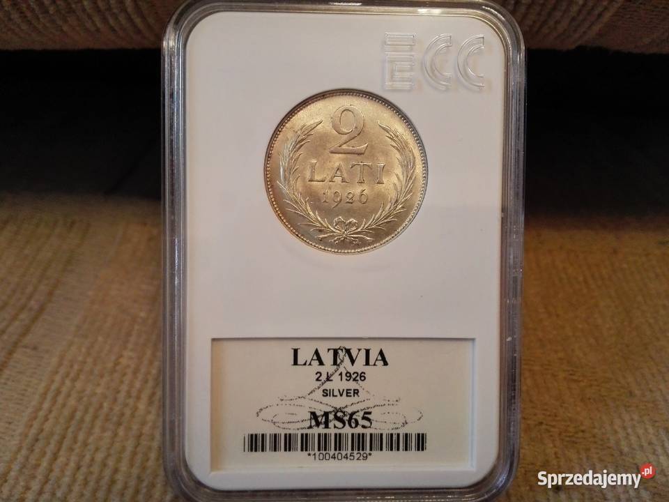 Łotwa 2 Lati 1926 moneta srebrna 500 Czersk sprzedam
