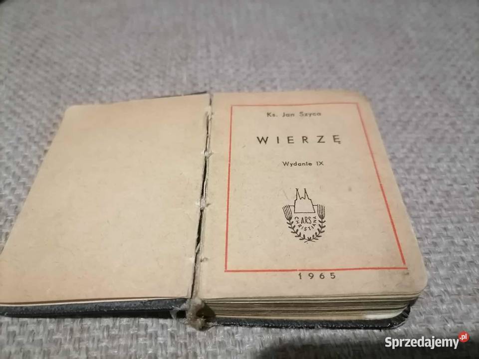Pamiątka Pierwszej Komunii Świętej 1965 Pozostałe Wałbrzych sprzedam