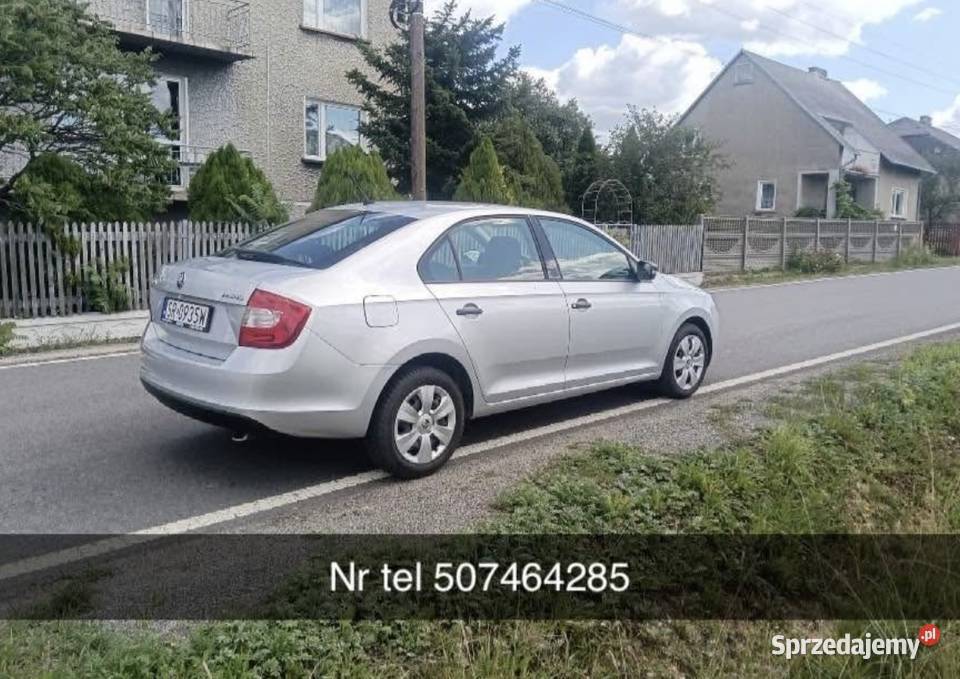 Skoda Rapid 2016r Rok produkcji 2016 Myszków