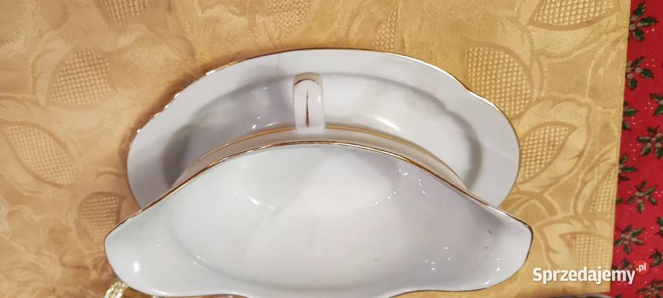 Sosjerka biel złoto porcelana Plankenhammer Wrocław sprzedam