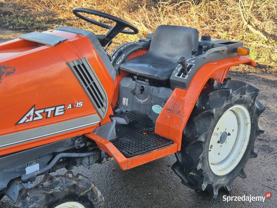Traktorek traktor KUBOTA ASTE A15D 15 44 Małuszyn