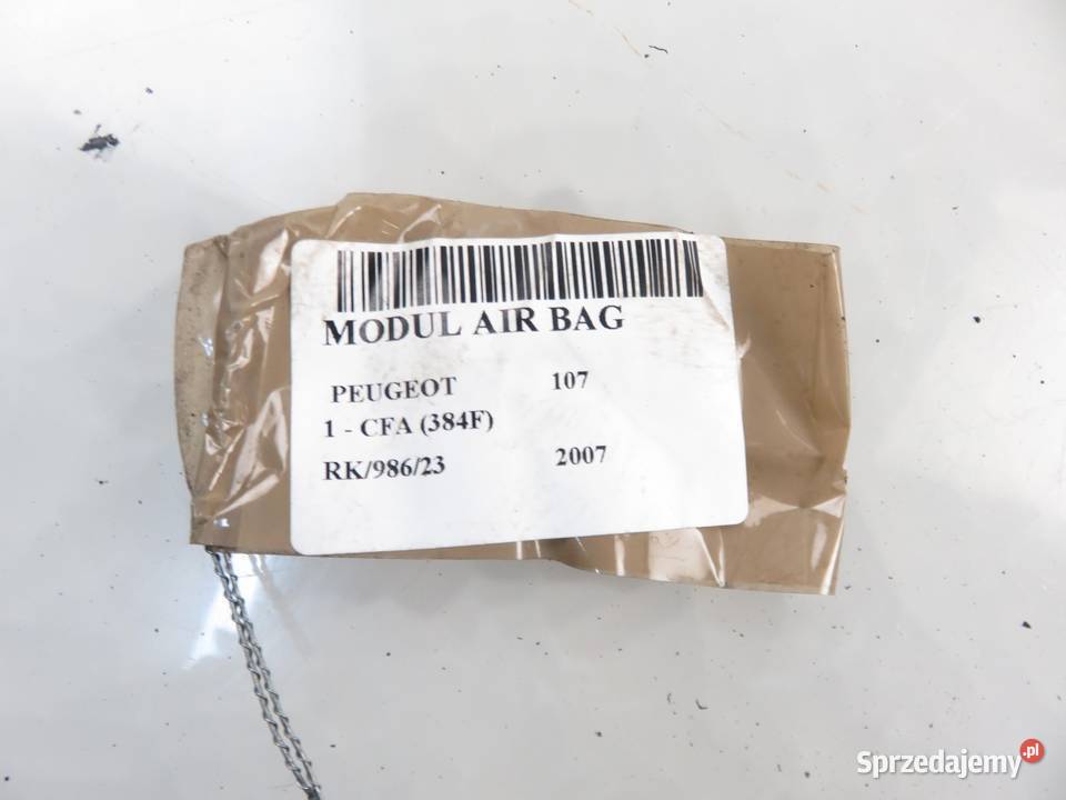 MODUŁ AIRBAG PEUGEOT 107 891700H040