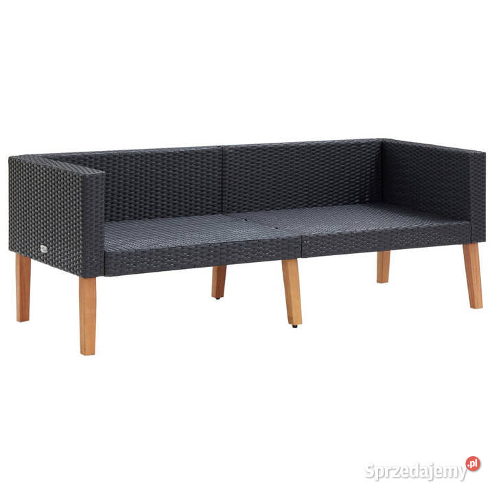 2osobowa sofa ogrodowa z poduszkami rattan PE Warszawa