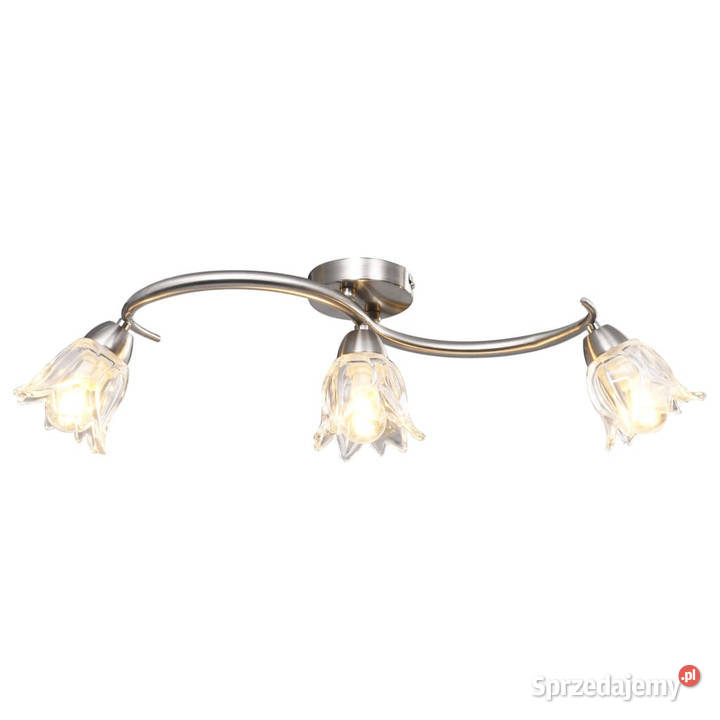 Lampa sufitowa ze szklanymi kloszami na 3 Warszawa