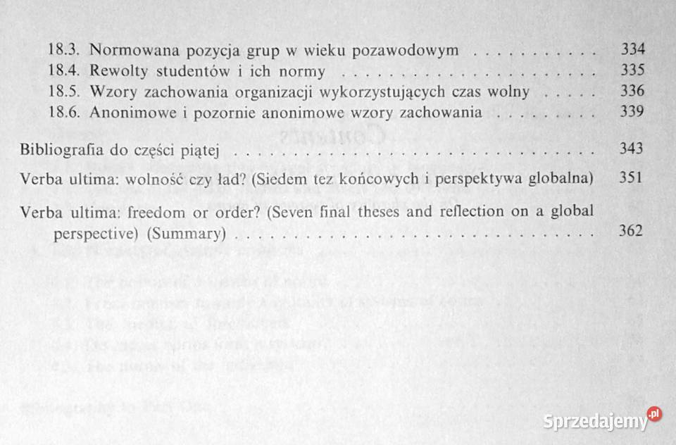 Wiążące wzory zachowania Stanisław Ehrlich Rok wydania 1995