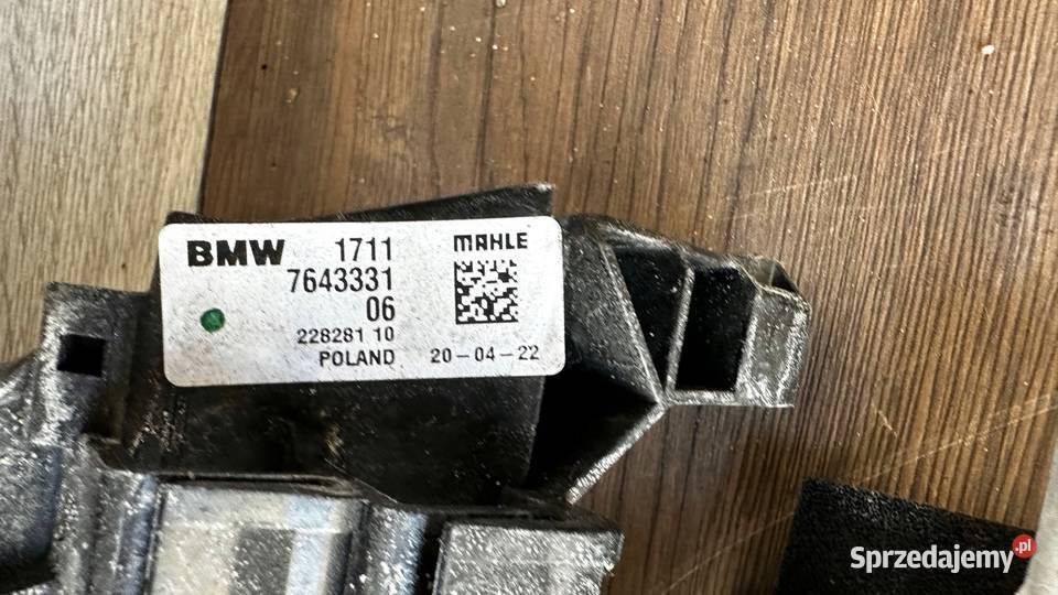 CHŁODNICA WODY KLIMY BMW F45 F48 F39 F60 HYBRYDA osobowe lubuskie Gorzów Wielkopolski