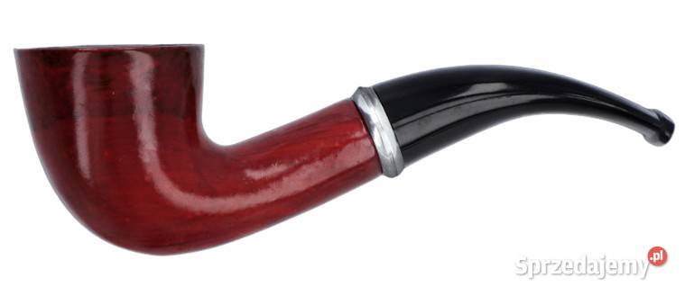 Fajka z Drewna Kauczukowego w Etui 14 Marka śląskie Ostrowy nad Okszą