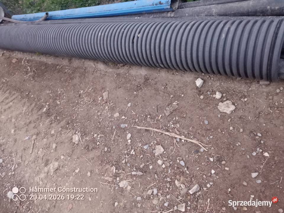Rura karbowana fi 350 lubelskie Stojeszyn Drugi sprzedam