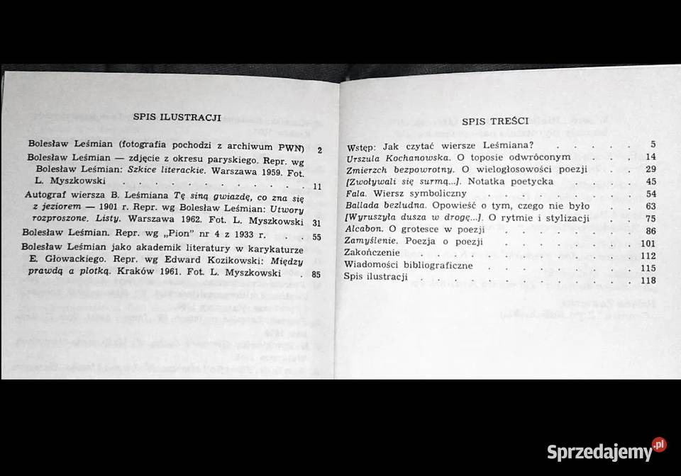 Wiersze Bolesława Leśmiana Michał Głowiński miękka Książki i Podręczniki Chełm